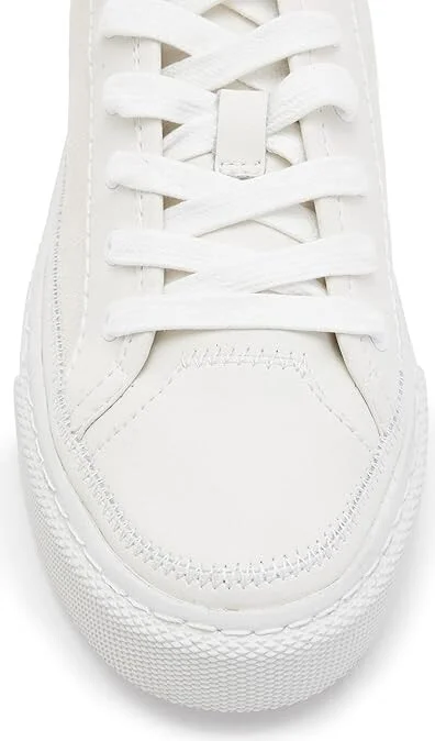AllSaints Milla Suede Sneakers Women's Shoes Chalk White : 9 M, Leather/Suede - Image 2