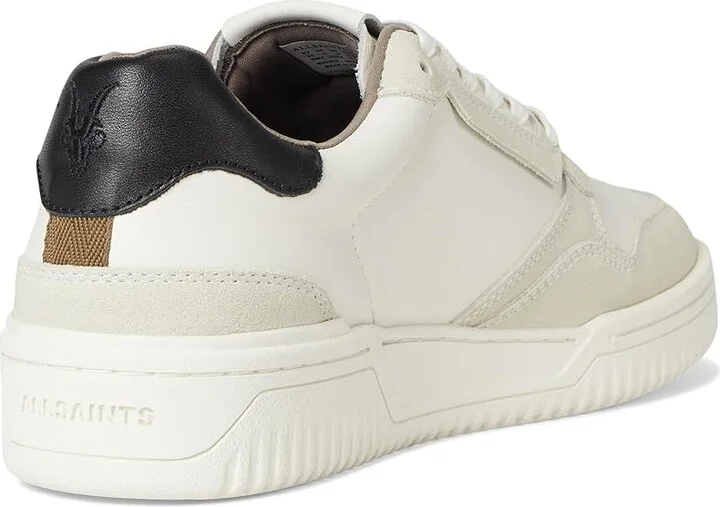 AllSaints Regan Low Top Men's Lace-up Boots Chalk White/Black 1 : 10 M, Leather/Rubber - Image 4