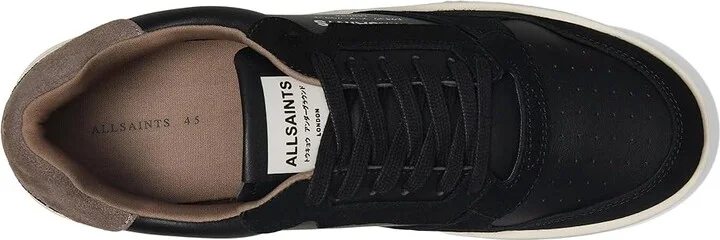 AllSaints Regan Low Top Men's Lace-up Boots Chalk White/Black 1 : 10 M, Leather/Rubber - Image 8