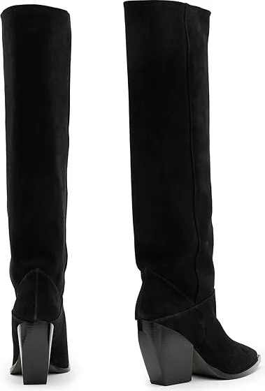 AllSaints Roberta Suede Boots Women's Boots Black : 7 M, Leather - Image 3