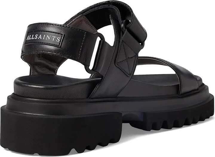 AllSaints Rory Sandal Women's Sandals Black : 8 M, Leather - Image 4
