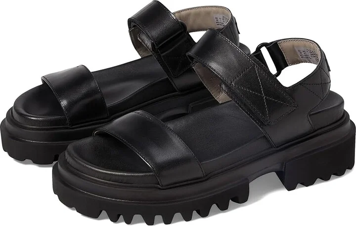 AllSaints Rory Sandal Women's Sandals Black : 8 M, Leather