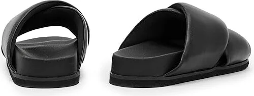 AllSaints Saki Sandals Women's Shoes Black : 6 M, Leather - Image 4