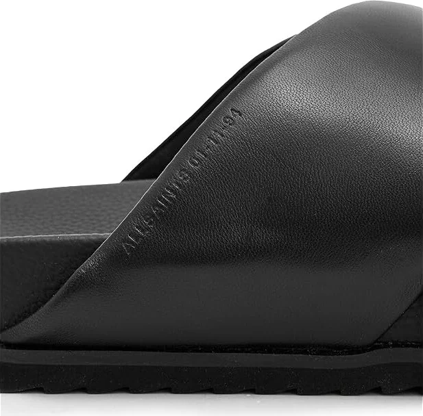 AllSaints Saki Sandals Women's Shoes Black : 6 M, Leather - Image 6
