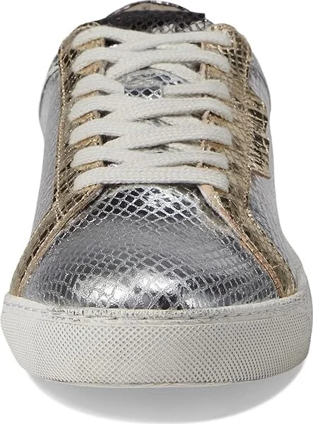 AllSaints Sheer Metallic Sneaker Women's Shoes Silver/Gold : 6 M, Leather - Image 5