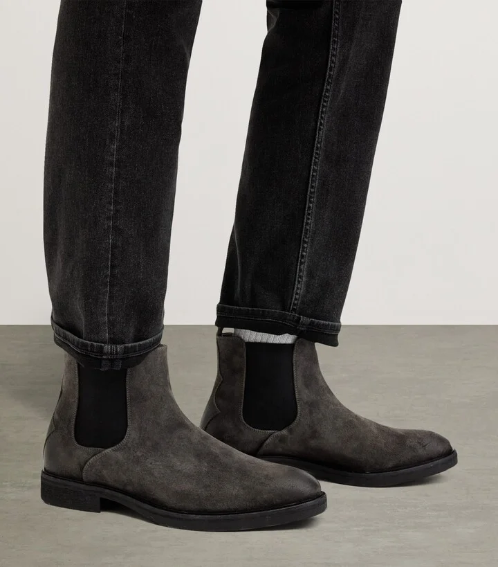 AllSaints Suede Creed Chelsea Boots - Image 2