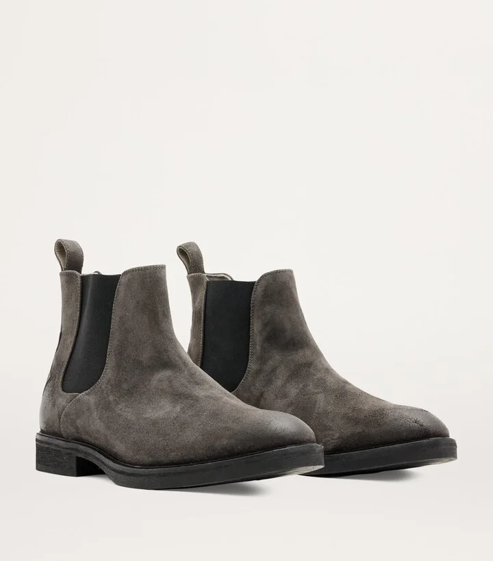 AllSaints Suede Creed Chelsea Boots - Image 3