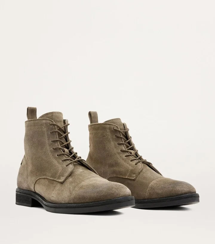 AllSaints Suede Drago Boots - Image 3
