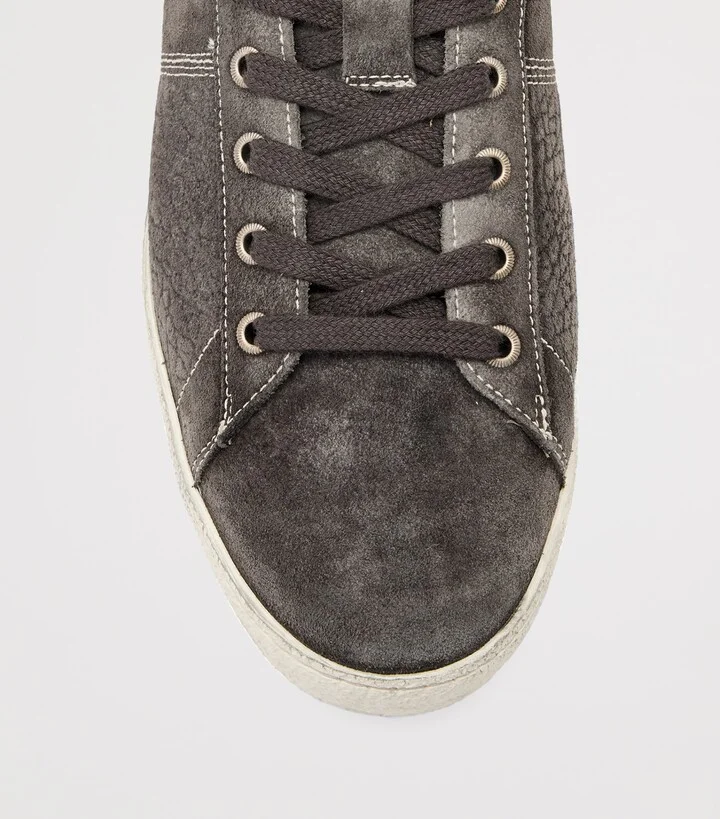 AllSaints Suede Leon Low-Top Sneakers - Image 3