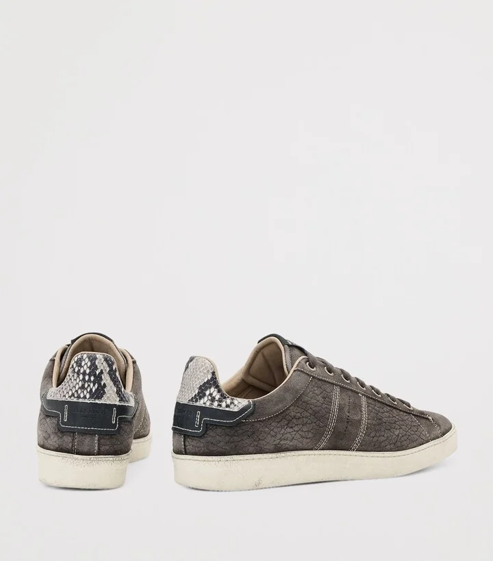 AllSaints Suede Leon Low-Top Sneakers - Image 4