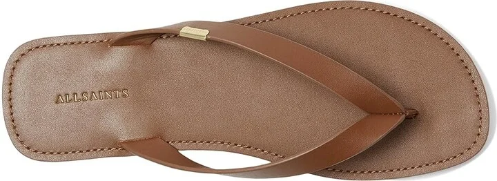 AllSaints Sydney Sandals Women's Sandals Sepia Brown : 9 M, Leather - Image 2