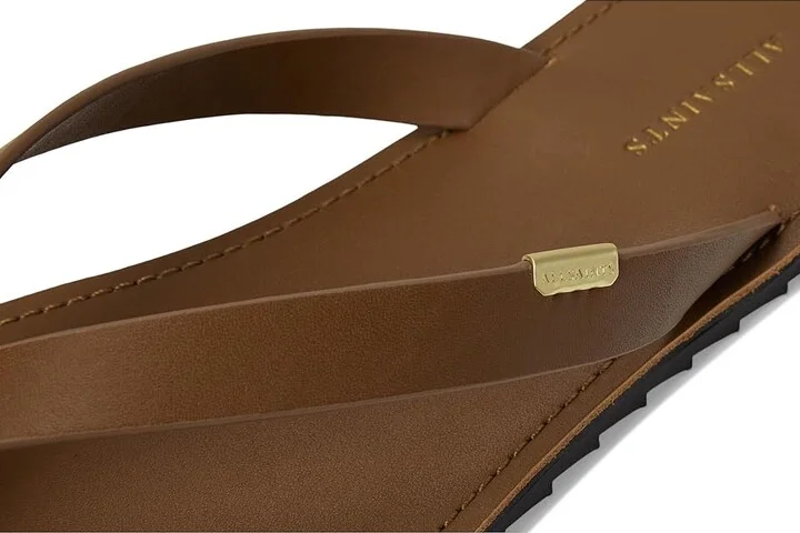 AllSaints Sydney Sandals Women's Sandals Sepia Brown : 9 M, Leather - Image 7