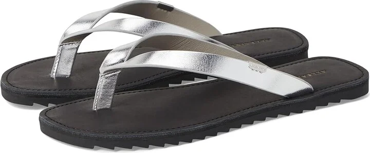 AllSaints Sydney Sandals Women's Sandals Silver : 11 M, Leather
