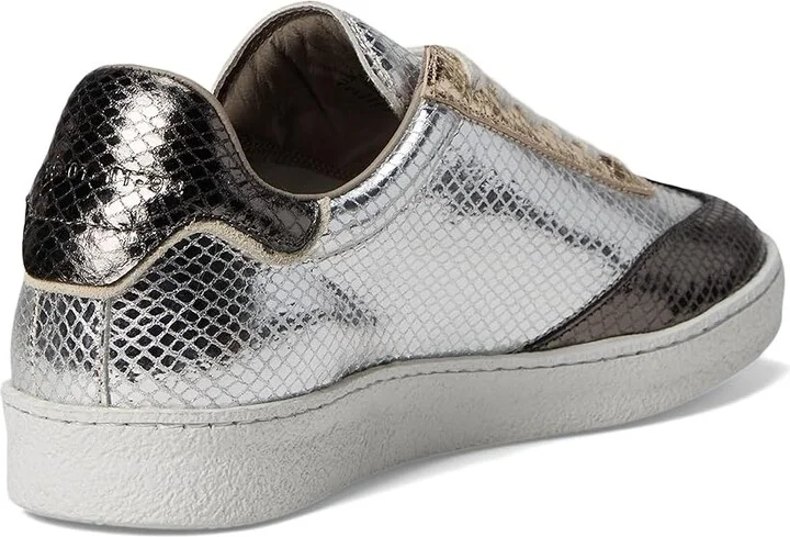 AllSaints Thelma Metallic Sneakers Women's Shoes Silver : 9 M, Leather - Image 4