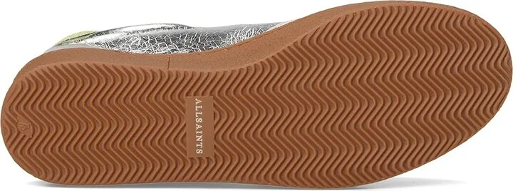 AllSaints Thelma Metallic Sneakers Women's Shoes Silver : 9 M, Leather - Image 9