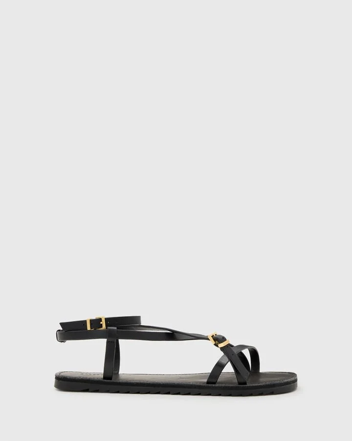 AllSaints Tyla sandals in black