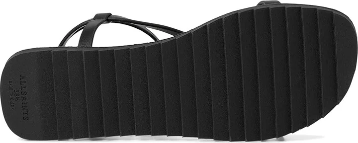 AllSaints Tyla Sandals Women's Sandals Black : 7 M, Leather - Image 3