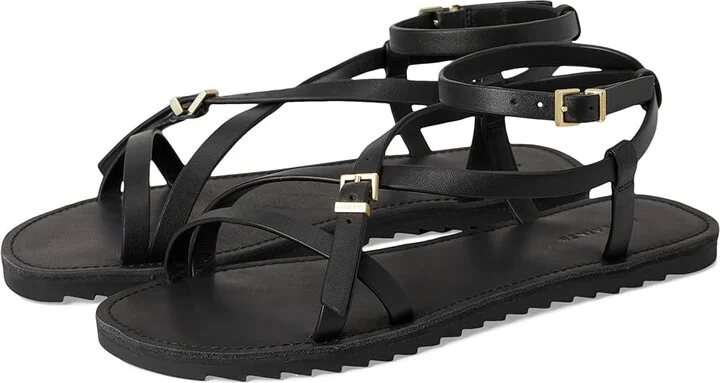 AllSaints Tyla Sandals Women's Sandals Black : 7 M, Leather