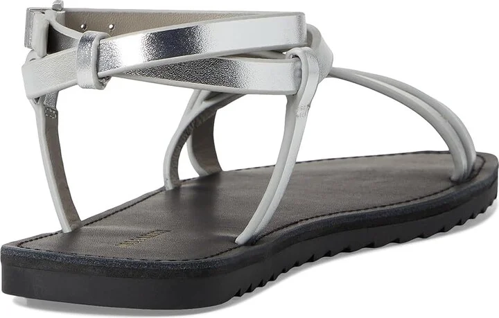 AllSaints Tyla Sandals Women's Sandals Silver : 9.5 M, Leather - Image 4