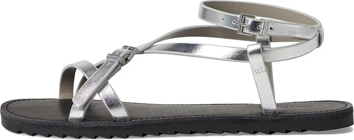 AllSaints Tyla Sandals Women's Sandals Silver : 9.5 M, Leather - Image 6