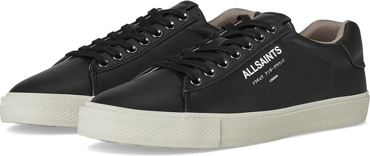 AllSaints Underground Leather Low Top Men's Lace-up Boots Black 1 : 8 M, Leather/Rubber