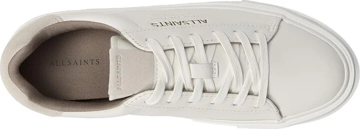 AllSaints Underground Sneakers Women's Shoes White/Off-White : 11 M, Leather - Image 2