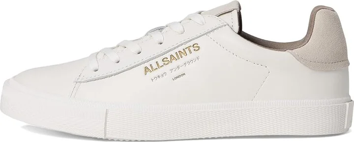 AllSaints Underground Sneakers Women's Shoes White/Off-White : 11 M, Leather - Image 6