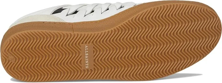AllSaints Velma Woven Sneakers Women's Shoes Chalk White : 8 M, Leather - Image 3