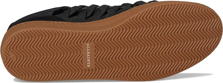 AllSaints Velma Woven Sneakers Women's Shoes Chalk White : 8 M, Leather - Image 9