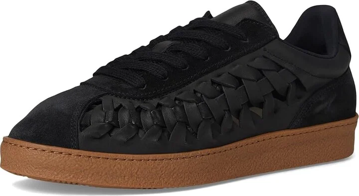 AllSaints Velma Woven Sneakers Women's Shoes Chalk White : 8 M, Leather - Image 11