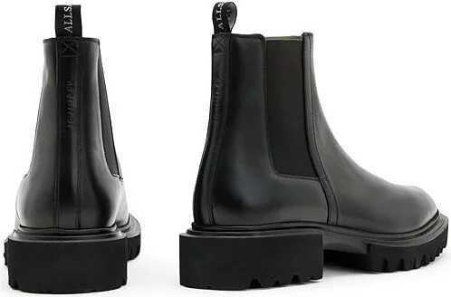 AllSaints Vince Boots Men's Boots Black : 12 M, Leather/Rubber - Image 2