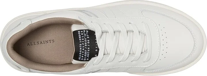 AllSaints Vix Sneakers Women's Shoes White : 6 M, Leather - Image 2