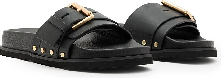 Allsaints Women's Ellie Studded Slide Sandals