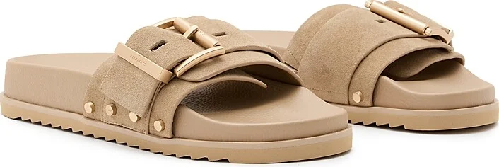 Allsaints Women's Ellie Studded Slide Sandals
