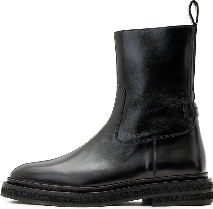AllSaints Women's Escher Mid Calf Boot