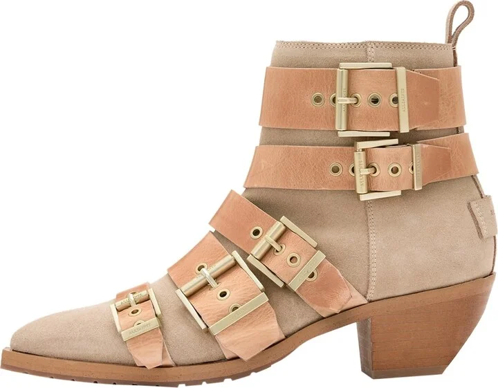 AllSaints Women's Jane Buckle Boot