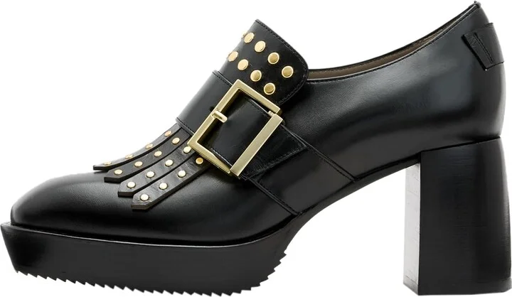 AllSaints Women's ZIA Stud Loafer