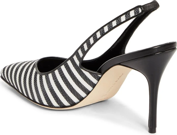 Allurafia Stripe Slingback Pump - Image 2