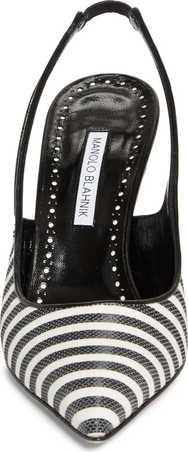 Allurafia Stripe Slingback Pump - Image 4