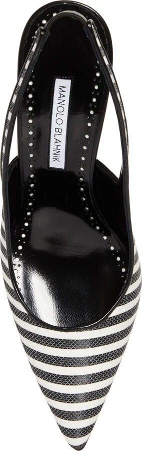 Allurafia Stripe Slingback Pump - Image 5