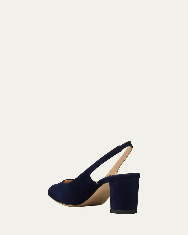 Allurasan Suede Slingback Pumps - Image 3