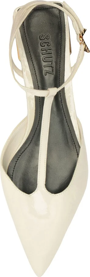 Allure Pointed Toe T-Strap Flat - Image 5