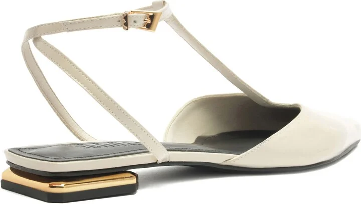 Allure Pointed Toe T-Strap Flat - Image 10