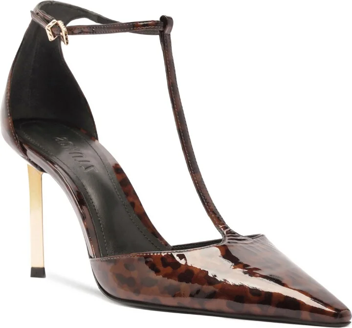 Allure Pointed Toe T-Strap Pump