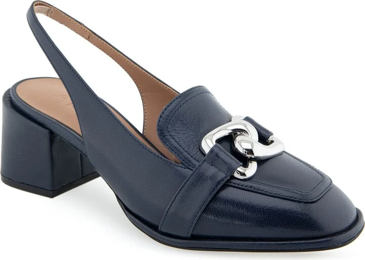 NAVY LEATHER