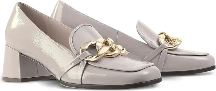 Ally block-heel leather loafers - Image 2