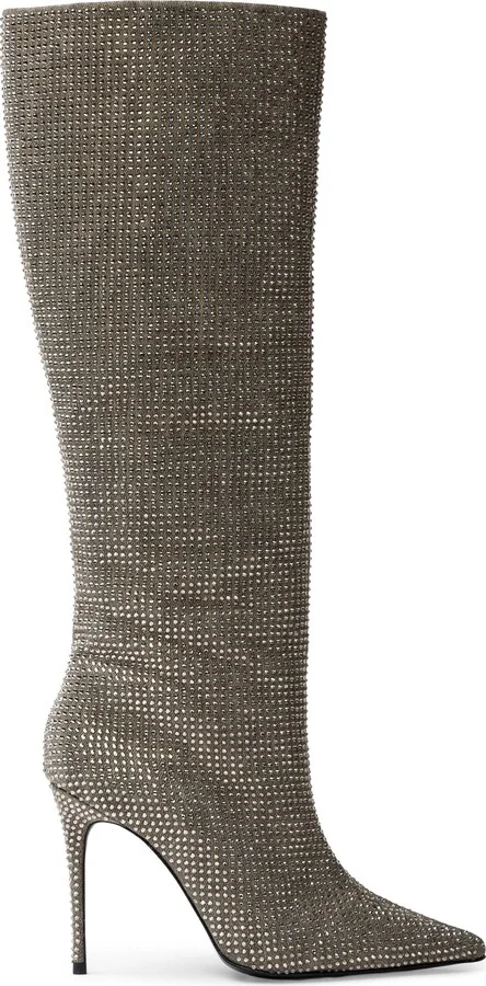 Ally Embellished Denim Tall Boot - Image 3