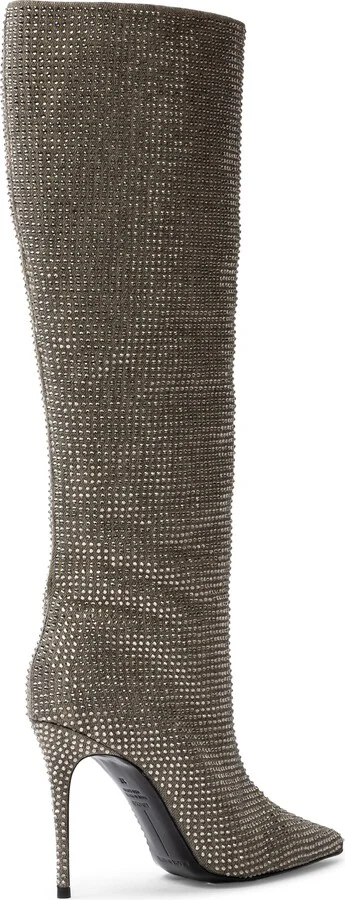 Ally Embellished Denim Tall Boot - Image 6