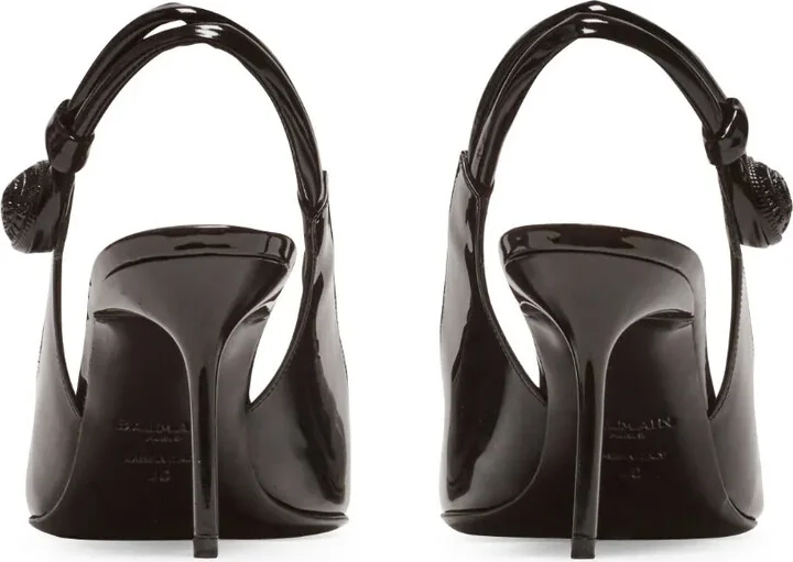 Alma 75mm patent-leather pumps - Image 3