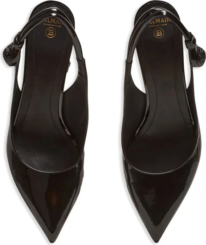 Alma 75mm patent-leather pumps - Image 4